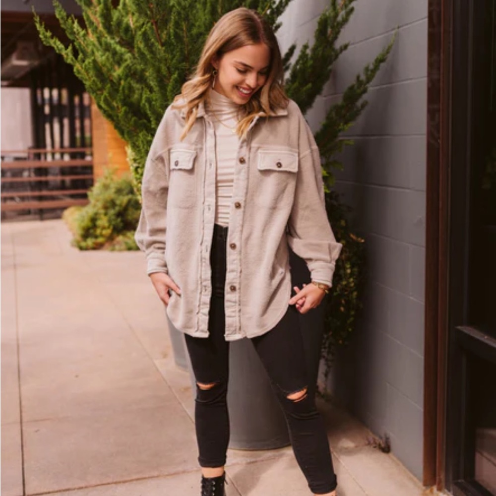 Free People Ruby Jacket in color Stone